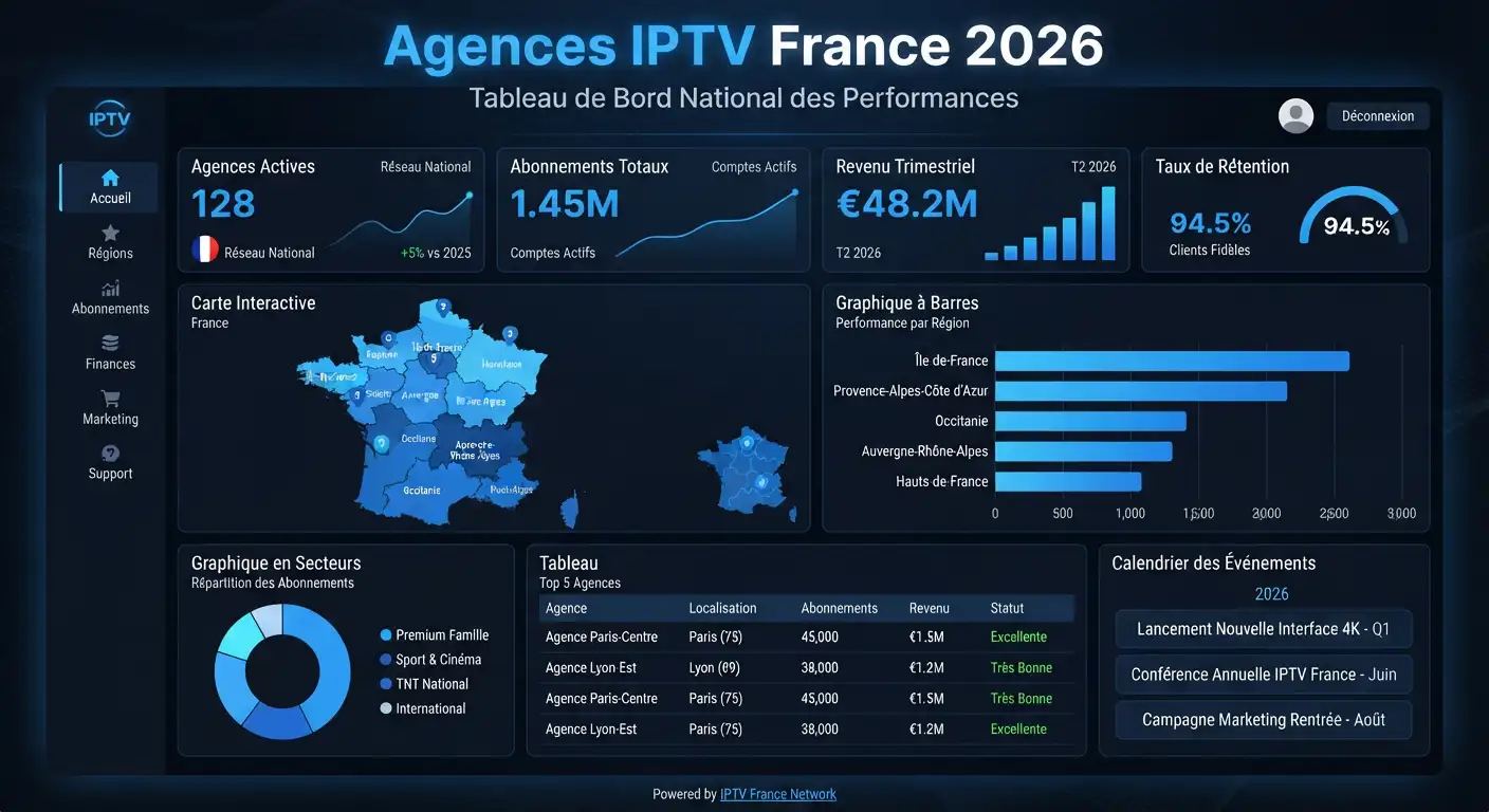 Agences IPTV France - Comment Trouver la Meilleure | France IPTV 4K