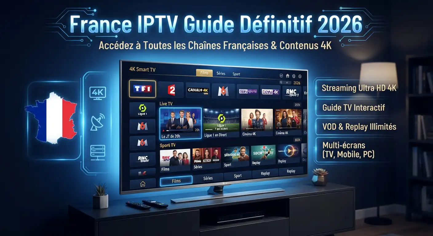 France IPTV - Le Guide Définitif 2026 | France IPTV 4K
