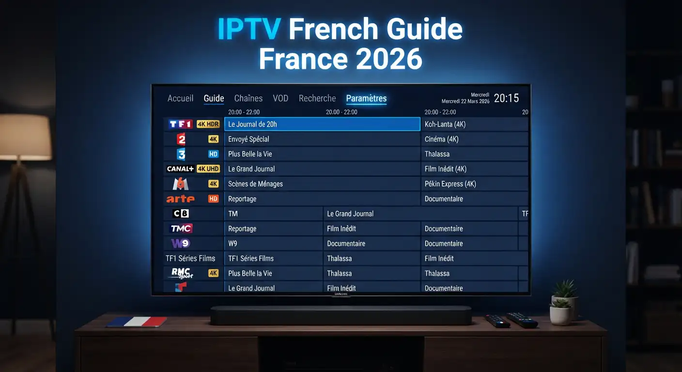 IPTV French - Guide Complet France 2026 | France IPTV 4K