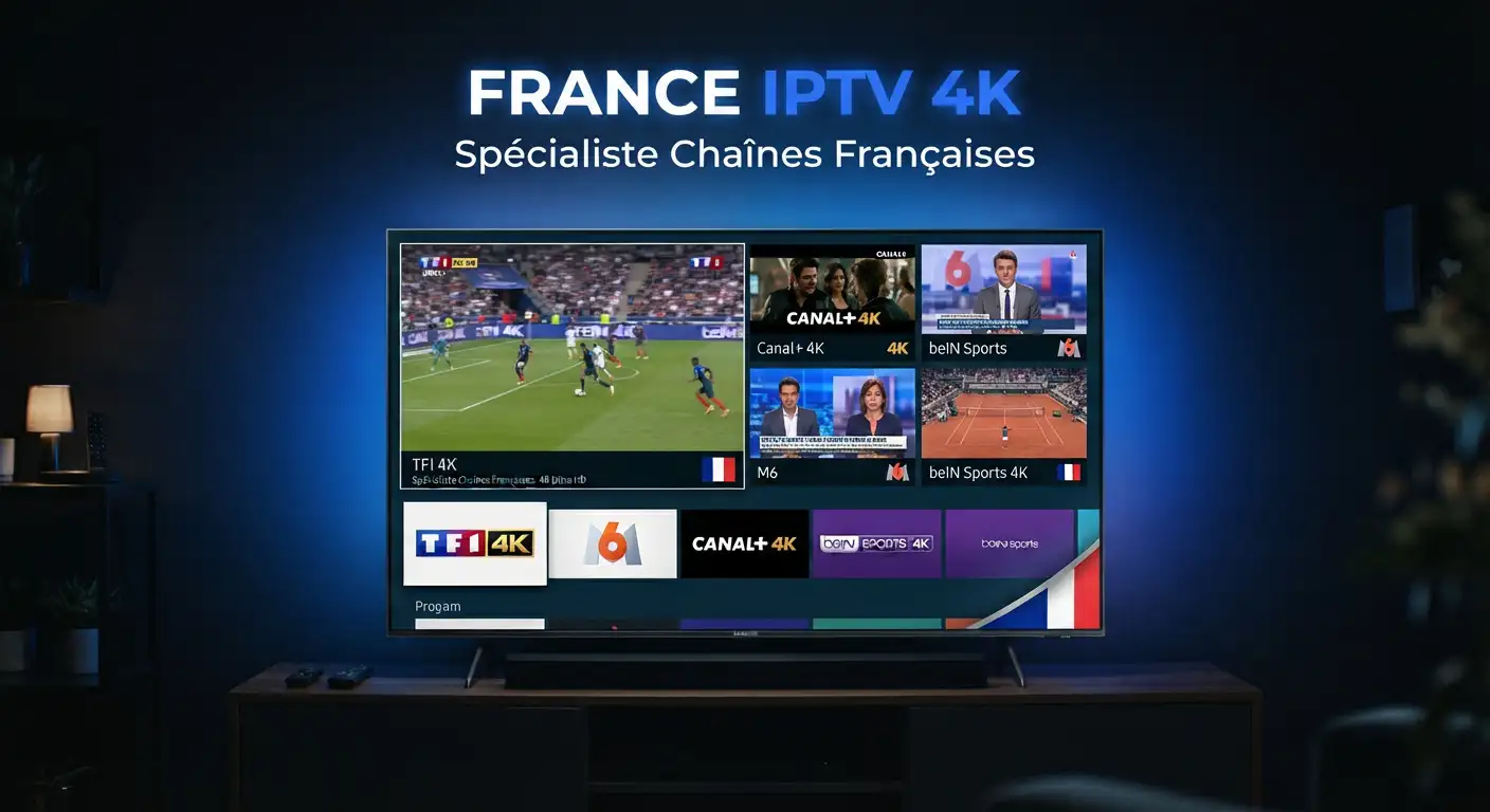 France IPTV 4K - Sp&eacute;cialiste IPTV France 4K Ultra HD | TF1 M6 Canal+
